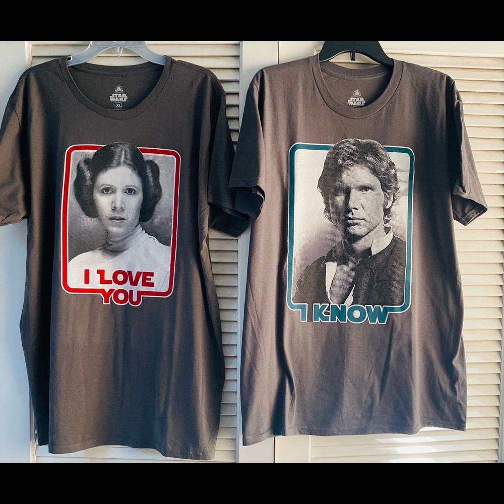 Disney Star Wars Leia and Han Solo